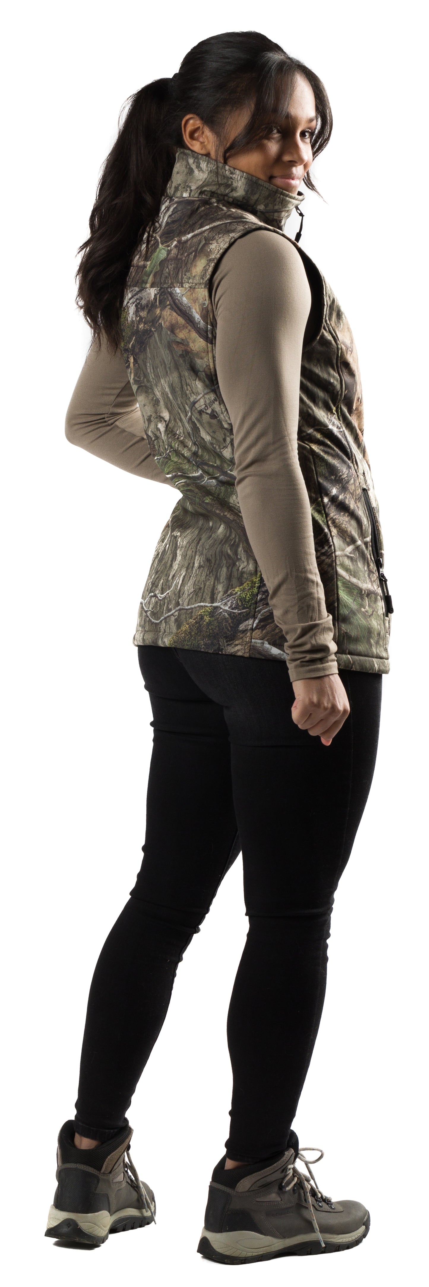 Colorado Womens Heated Hunting Vest - Mossy Oak Camo