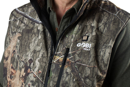 Colorado Mens Heated Hunting Vest-Mossy Oak Camo