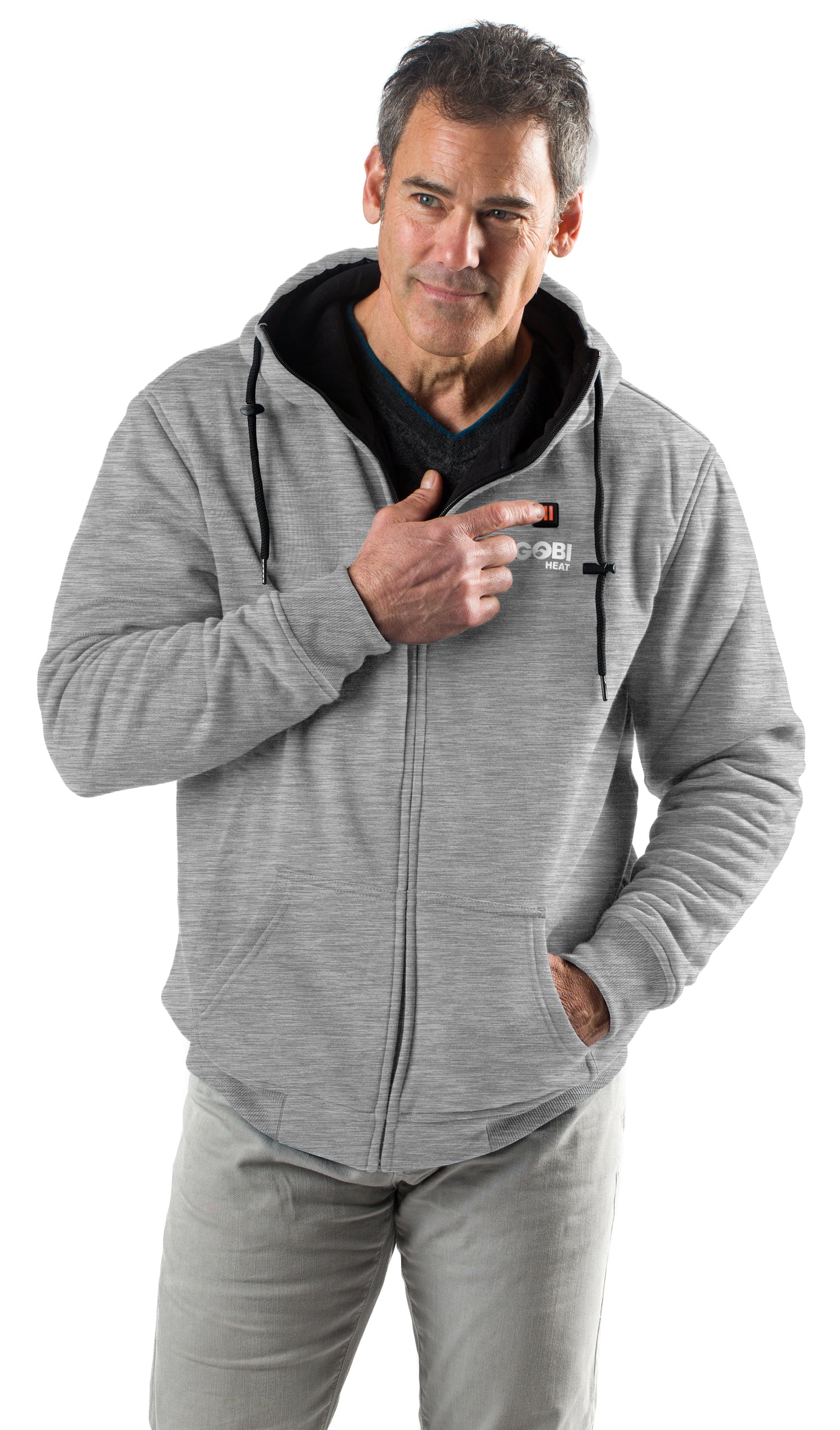 Ridge Mens Heated Hoodie